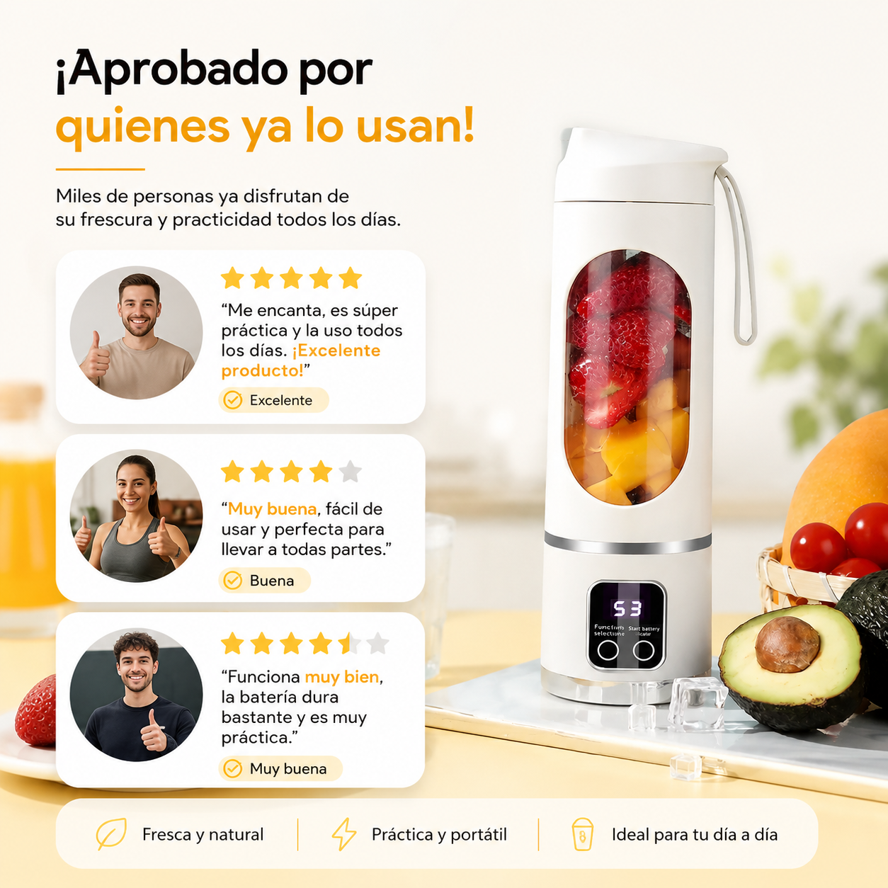 Blendix™ - Batidos frescos donde quieras, en segundos