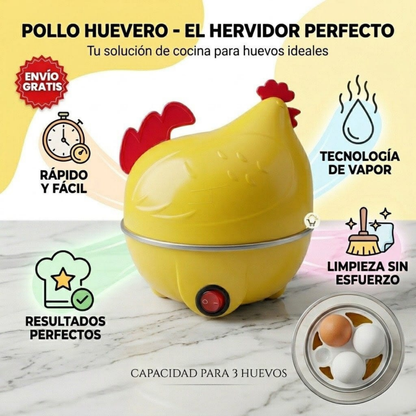 EggMaster Pro™ - Cocción Inteligente, Huevos Ideales Siempre y Sin Complicaciones