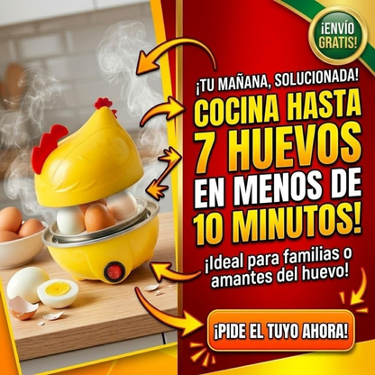 EggMaster Pro™ - Cocción Inteligente, Huevos Ideales Siempre y Sin Complicaciones